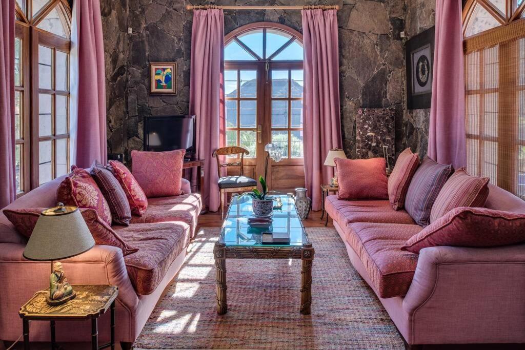 Luxury Villa In Nature With Swimming Pool Tenerife, Santiago Del Teide, With Sea And Mountain Views El Retamar Rum bild