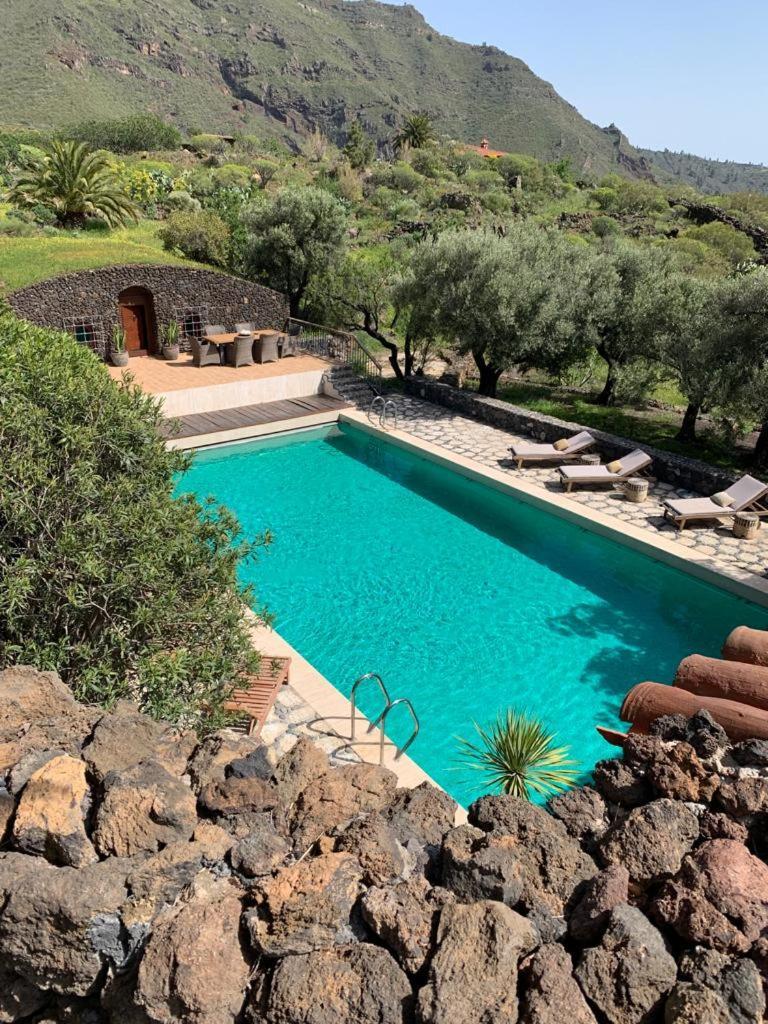 Luxury Villa In Nature With Swimming Pool Tenerife, Santiago Del Teide, With Sea And Mountain Views El Retamar Rum bild